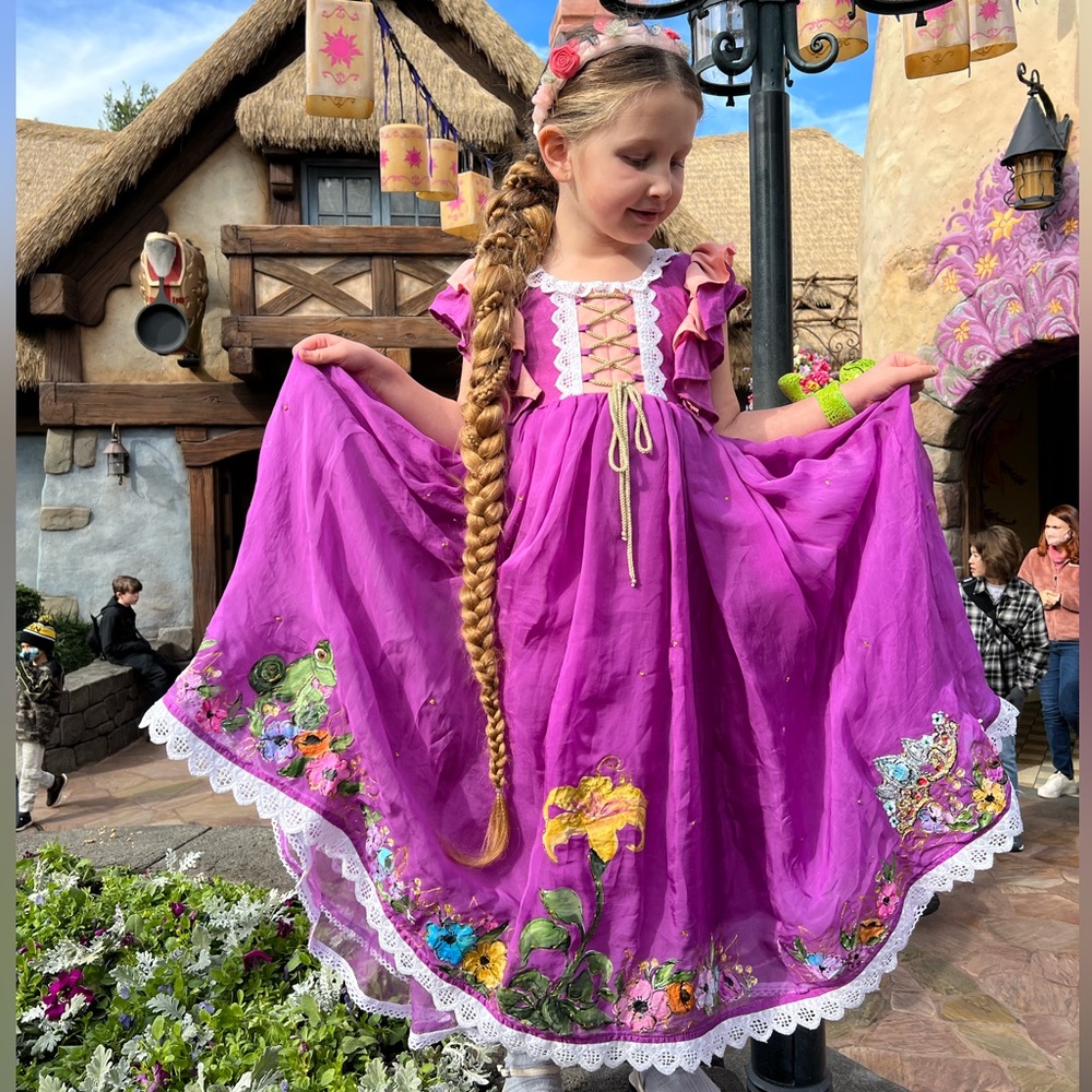 Custom Rapunzel princess dress size 6